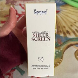 Supergoop! Mineral Sheer Screen SPF 30